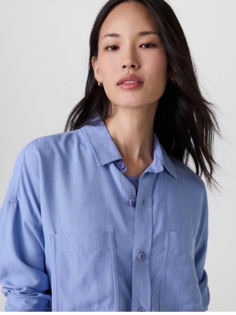 Vuori trestles twill button up blue small - Picture 2 of 4